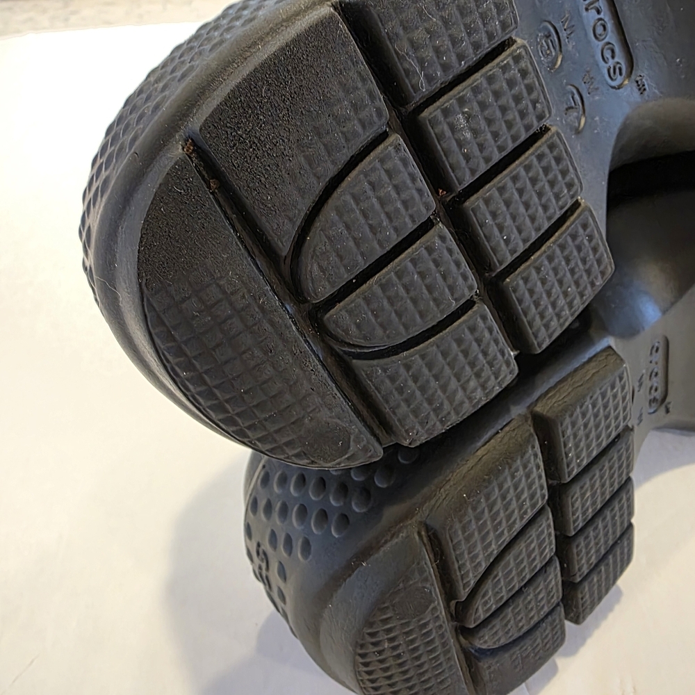 Crocs Stomp Loafers in the 'Linen Black' Women's Size 7 (Mens 5) Penny Loafer - Picture 15 of 17